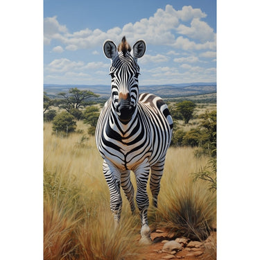 Zebra Oil Canvas